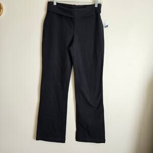 NWT!! Old Navy Black Wide Leg Fold Over Yoga Pants, Sz SP